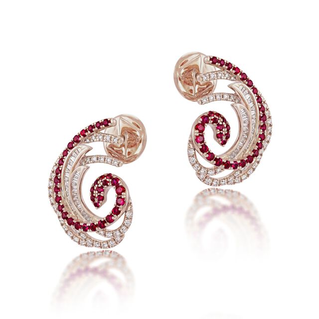 Sitting on a Canopy Earrings,,hi-res image number null