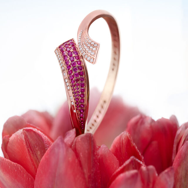 Scarlet Symphony Bangle,,hi-res image number null