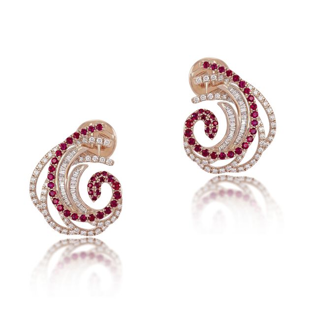 Sitting on a Canopy Earrings,,hi-res image number null