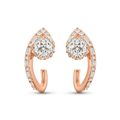 The Northstar Earrings, Octagon Shape