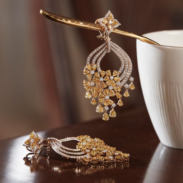Champagne Celebration Earrings,,hi-res image number null