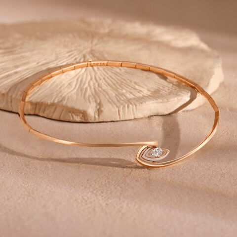 Quiet Embrace Necklace, Pear Shape