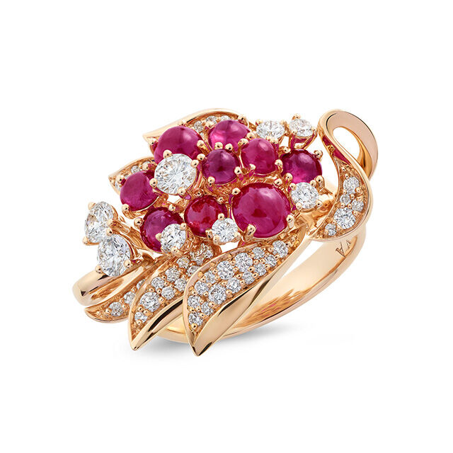 Ruby Blossom Ring,,hi-res image number null