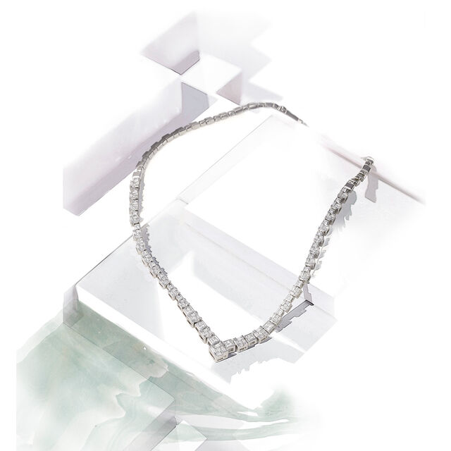 Mystery in White Necklace,,hi-res image number null