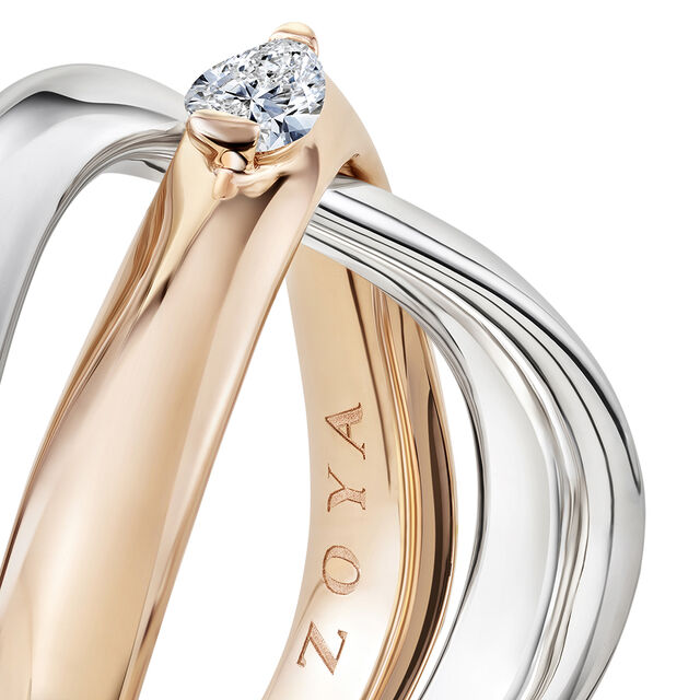 My Embrace ring, 1 Diamond,,hi-res image number null