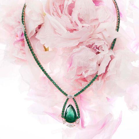 Emerald riversong Necklace