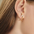 My Embrace Earrings, 1 diamond,,hi-res image number null