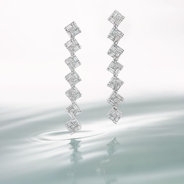 Flow into the light Earrings,,hi-res image number null