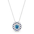 Topaz and Sapphire Pendant,,hi-res image number null