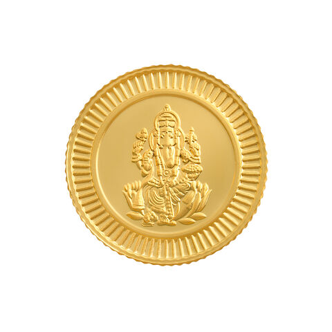 5G Gold Coin with Ganesha Motif