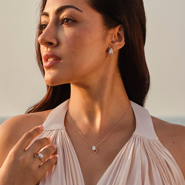 Poetry in Motion Earrings, Pear Shape,,hi-res image number null