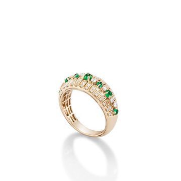 Emerald Waltz Ring