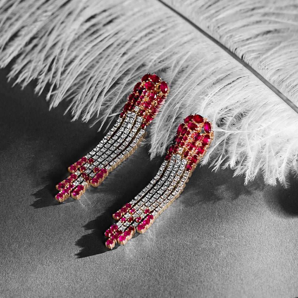 Stella and ruby tassel earrings shop