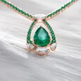 Emerald Riversong Necklace,,hi-res image number null