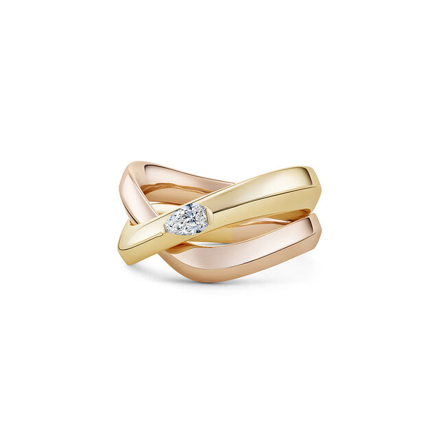 My Embrace ring, 1 Diamond,,hi-res image number null