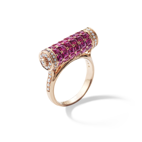 Roman Forum Ruby Ring