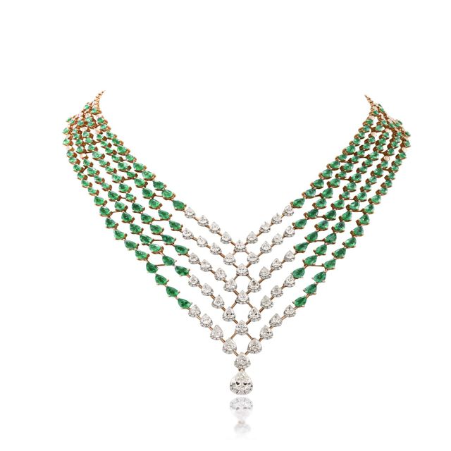 Emerald Symphony Necklace,,hi-res image number null