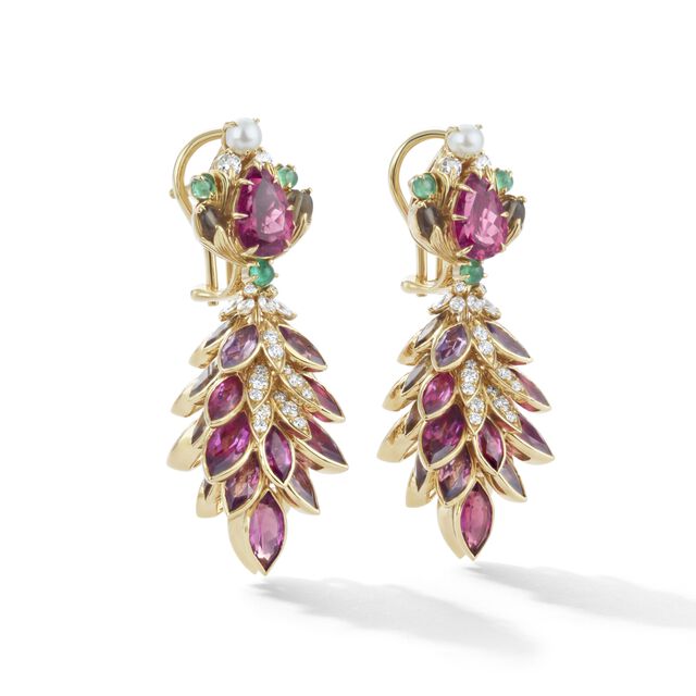 Crimson Heart​ Earrings,,hi-res image number null