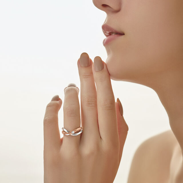 My Embrace ring, Slim, 1 diamond,,hi-res image number null