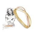 My Embrace bangle, 1 Diamond,,hi-res image number null