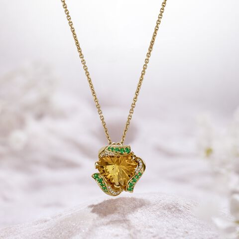 Wildflower Heart&nbsp;Pendant