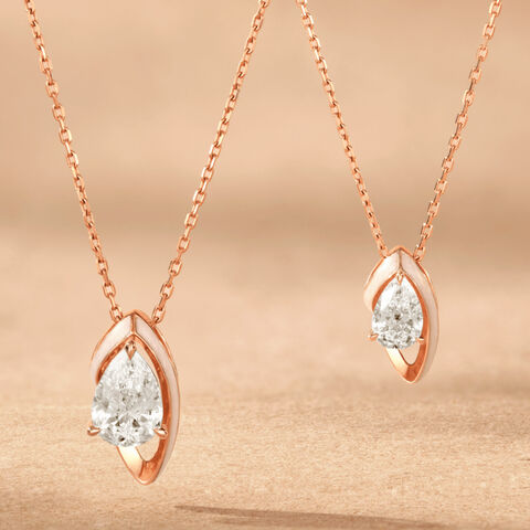 The Light Within Pendant, Pear Shape