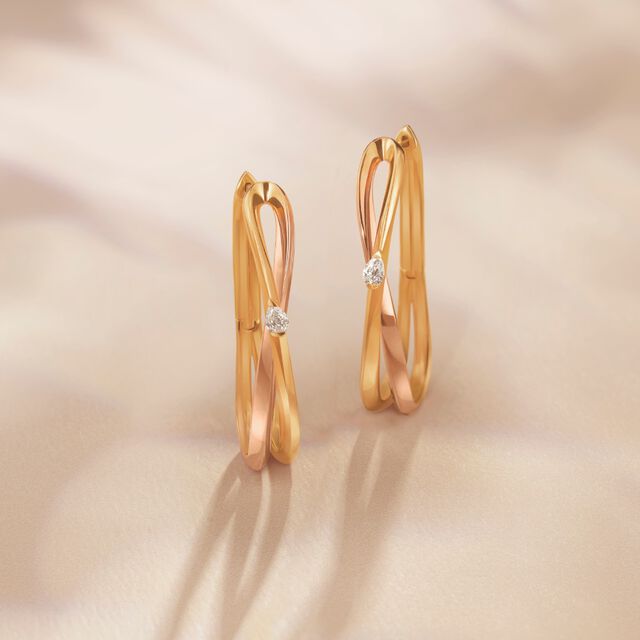 My Embrace Earrings, 1 Diamond,,hi-res image number null
