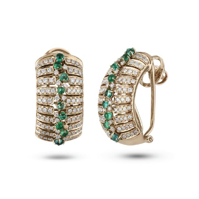 Green Apple Earrings,,hi-res image number null