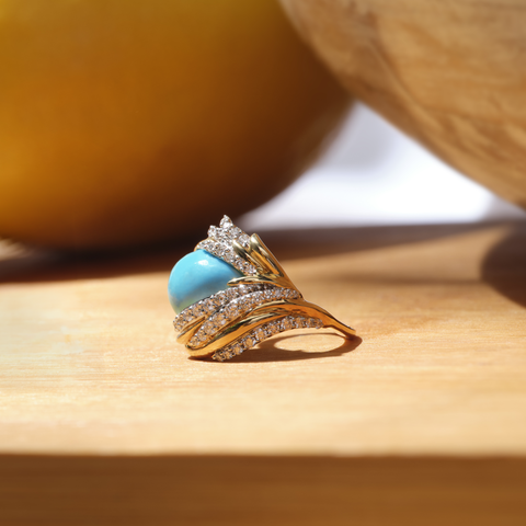 Feathered Turquoise Delight