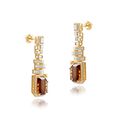 Beer Quartz Drops Earrings,,hi-res image number null