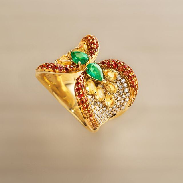 Swallowtail Butterfly Ring,,hi-res image number null