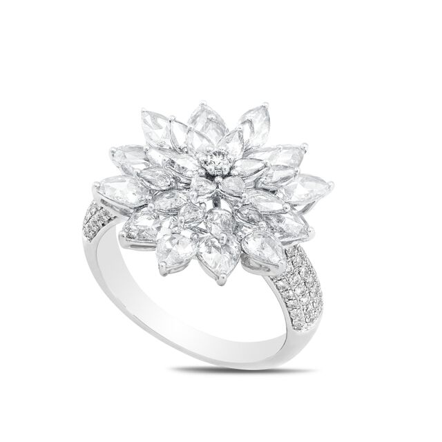 Blooming Solitaire Ring,,hi-res image number null