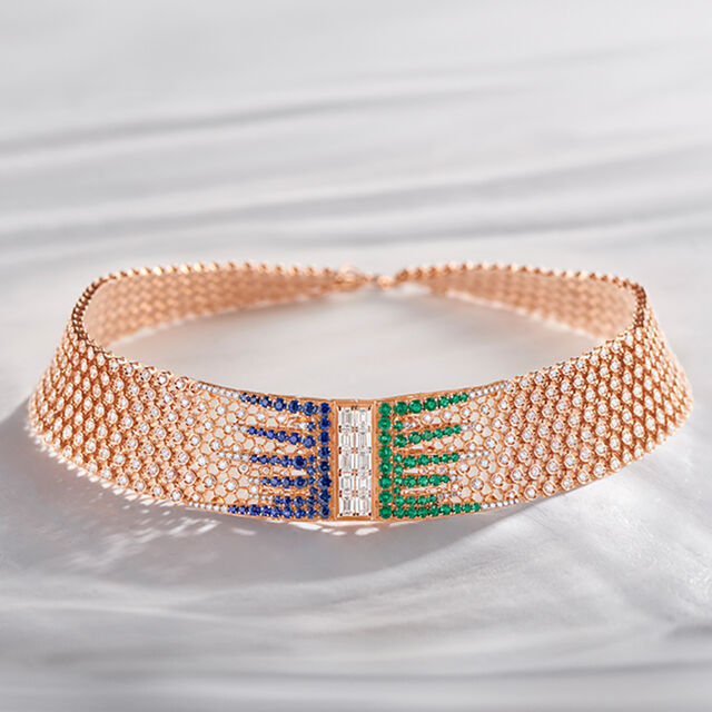 Myriad Framed Perspectives Choker,,hi-res image number null