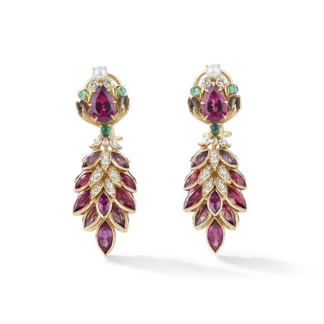 Crimson Heart​ Earrings,,hi-res image number null