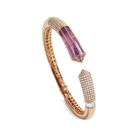Florence Baptistery Amethyst Bangle
