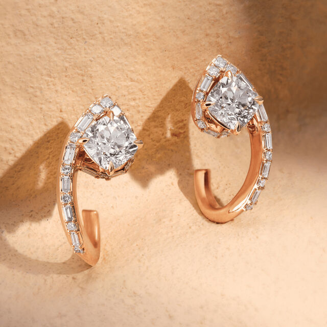 The Northstar Earrings, Cushion Shape,,hi-res image number null
