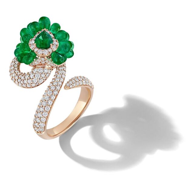 Emerald Rush Ring,,hi-res image number null