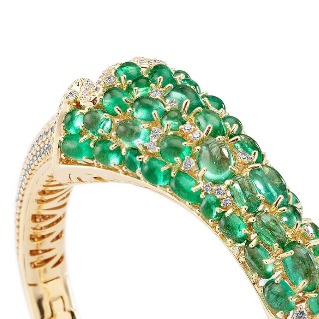 A Champagne Twirl Bangle,,hi-res image number null