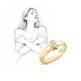 My Embrace Ring Mini, 1 Diamond,,hi-res image number null