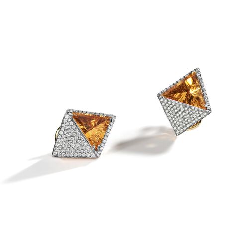 Pantheon Citrine Earrings