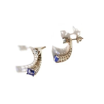 Vatican Tanzanite Stud Earrings