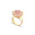Pisa Pillar Rose Quartz Ring,,hi-res image number null
