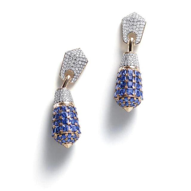 Florence Baptistery Sapphire Earrings,,hi-res image number null