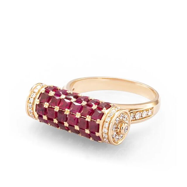 Roman Forum Ruby Ring | Zoya A TATA Product
