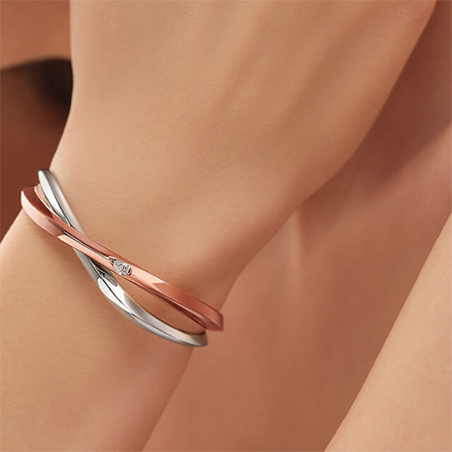 My Embrace bangle, 1 diamond,,hi-res image number null
