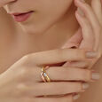 My Embrace ring, 1 Diamond,,hi-res image number null