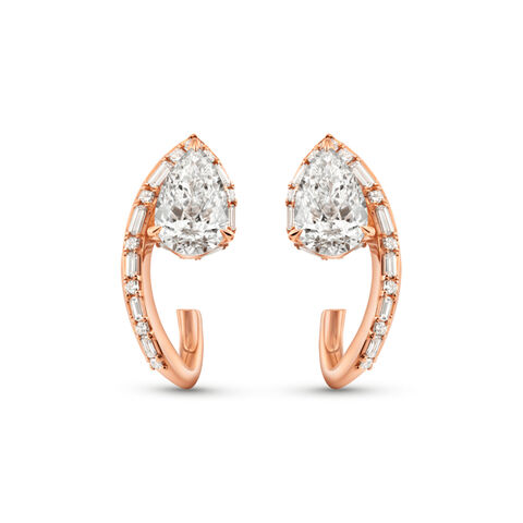 The Northstar Earrings, Pear Shape