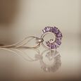 Bramante Staircase Amethyst Pendant,,hi-res image number null