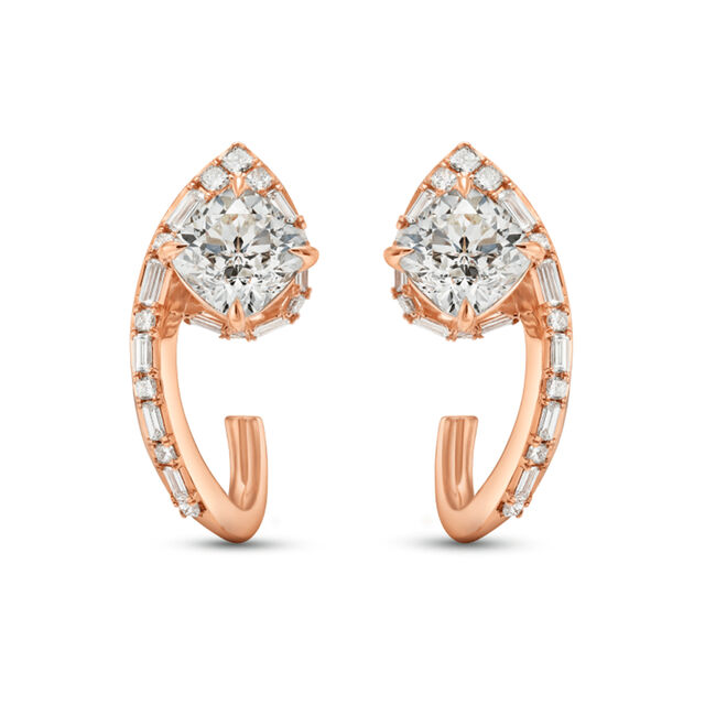 The Northstar Earrings, Cushion Shape,,hi-res image number null