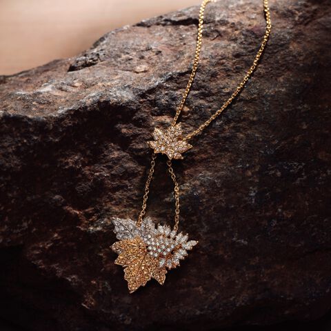 Autumn Chinar Necklace